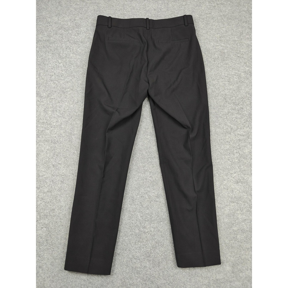 Theory Pants Womens 6 Black Wool Twill Slim Lined Dress Career Testra Sevona - Picture 5 of 10
